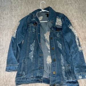 Fashion nova Jean jacket (long)